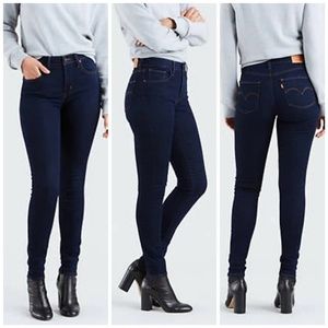 Levi's Lone Wolf Dark Wash 721 Skinny Jeans/ 27 32